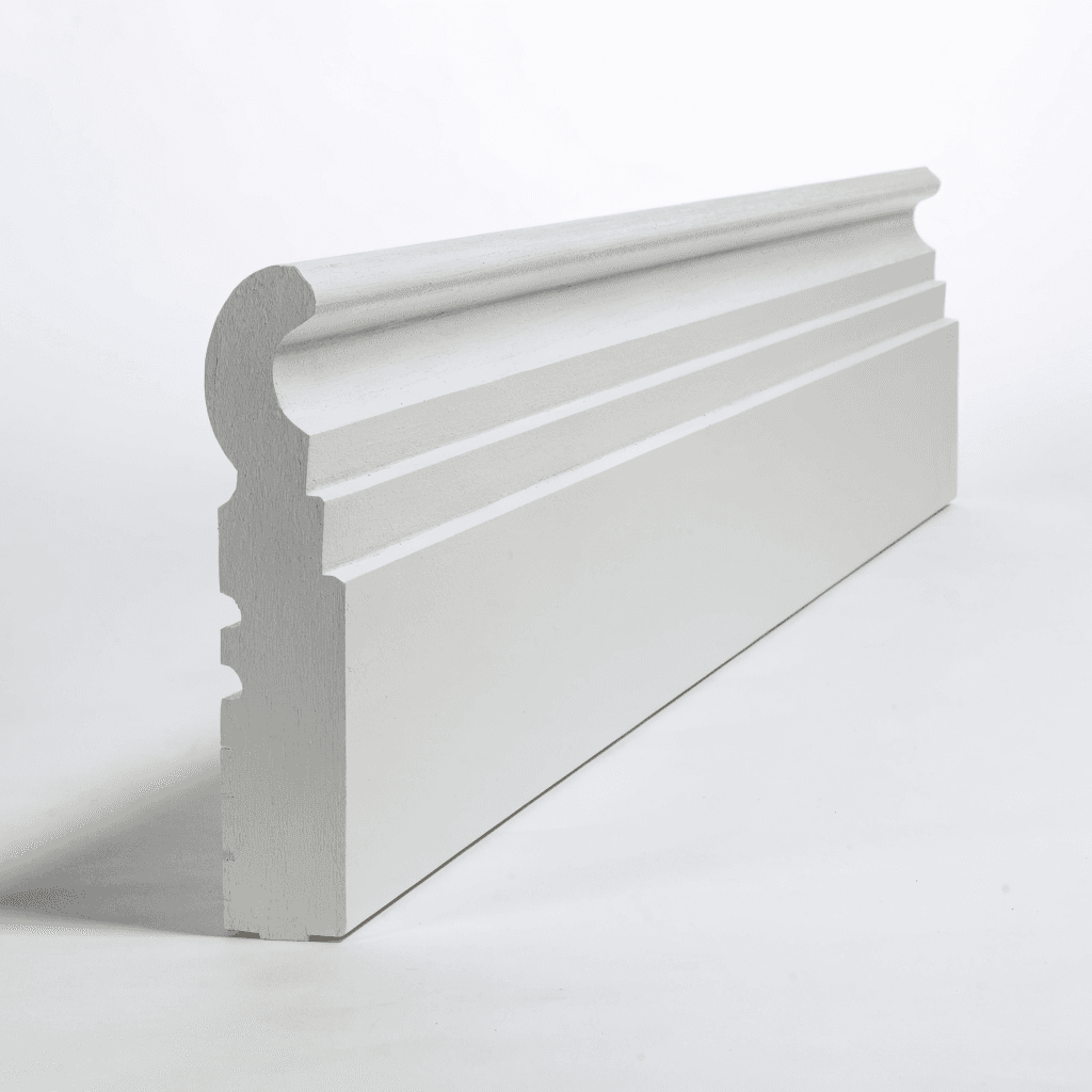 Alexandria Moulding 11/16 In. x 5-1/2 In. x 8 Ft. Primed Finger Jointed S4S — other / specialty