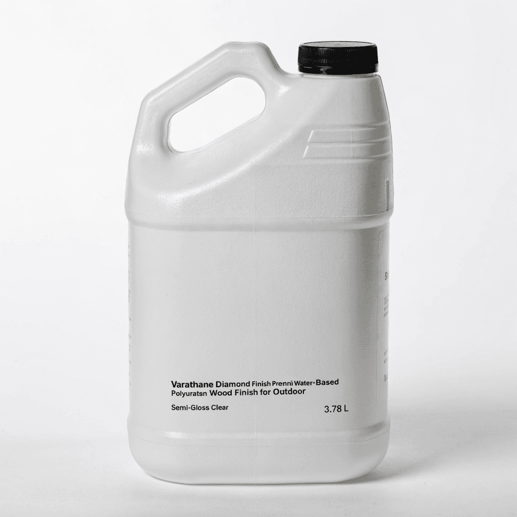 Varathane Diamond Finish Premium Water-Based Polyurethane Wood Finish for Outdoor in Semi-Gloss Clear, 3.78 L — stains, sealers & finishes