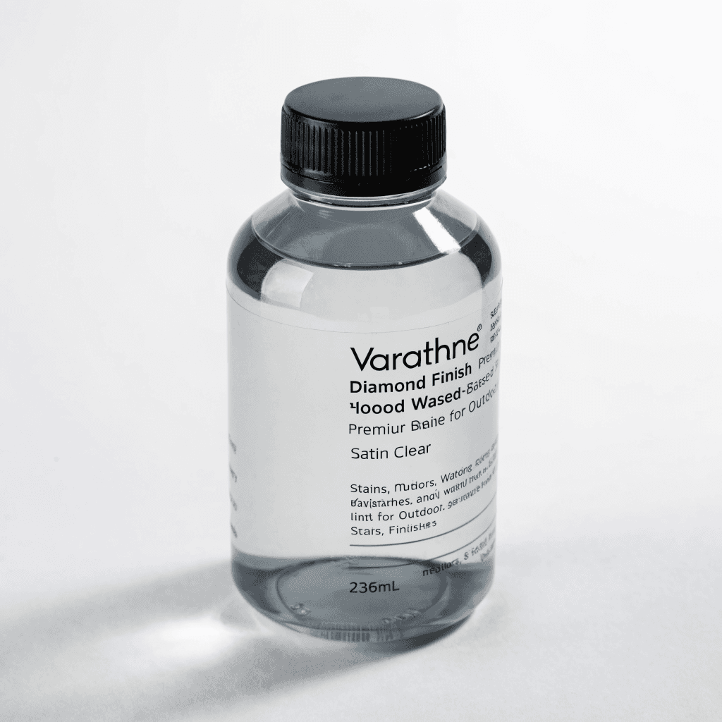 Varathane Diamond Finish Premium Water-Based Polyurethane Wood Finish for Outdoor in Satin Clear, 236mL — stains, sealers & finishes
