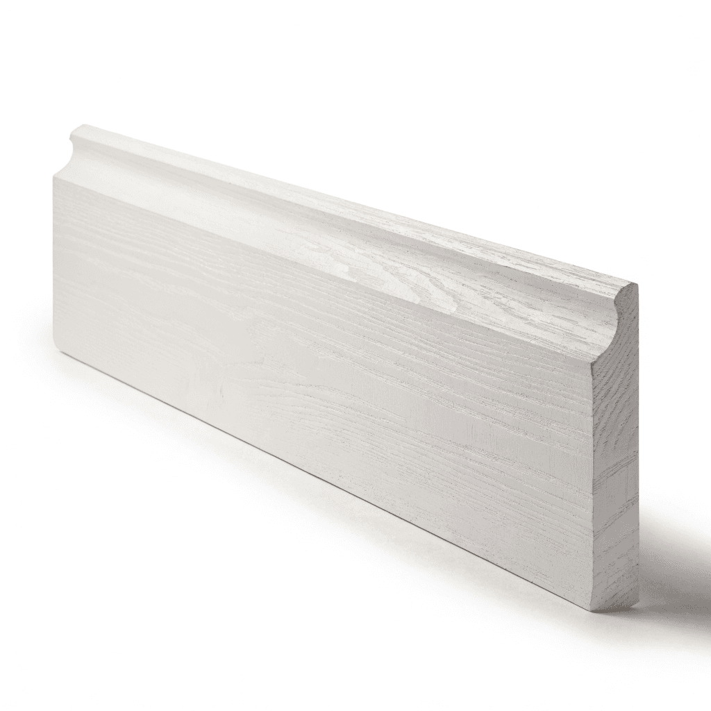 KWP 5/4" x 5" x 12" Pre-finished WHITE Engineered Wood Trim Board — stains, sealers & finishes
