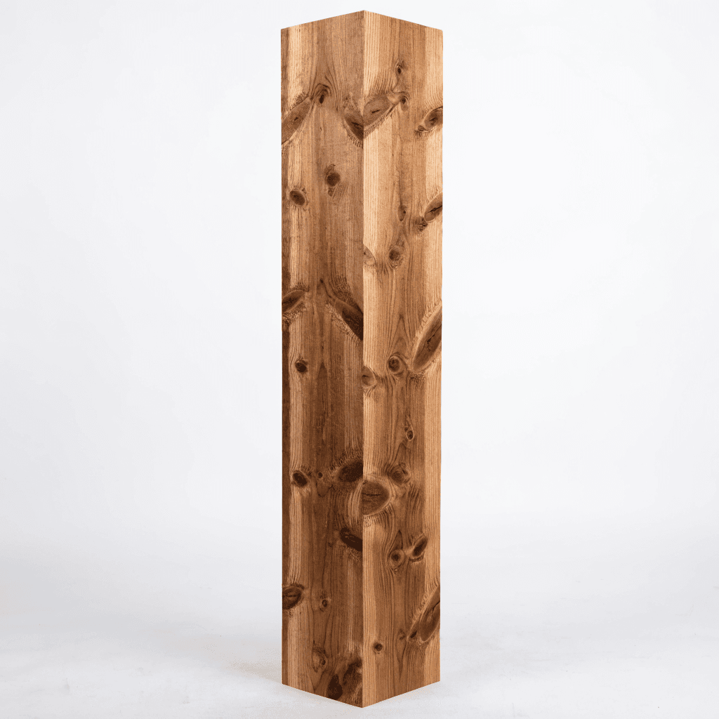 Porcupine 4 in. x 4 in. x 8 ft. Premium Knotty Cedar Post — posts & post caps
