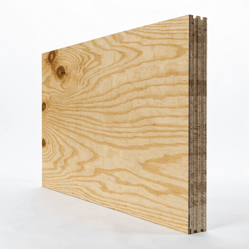 5/8 inch 4 ftx8 ft Standard Spruce Plywood Tongue & Groove — sheet goods (plywood/osb)