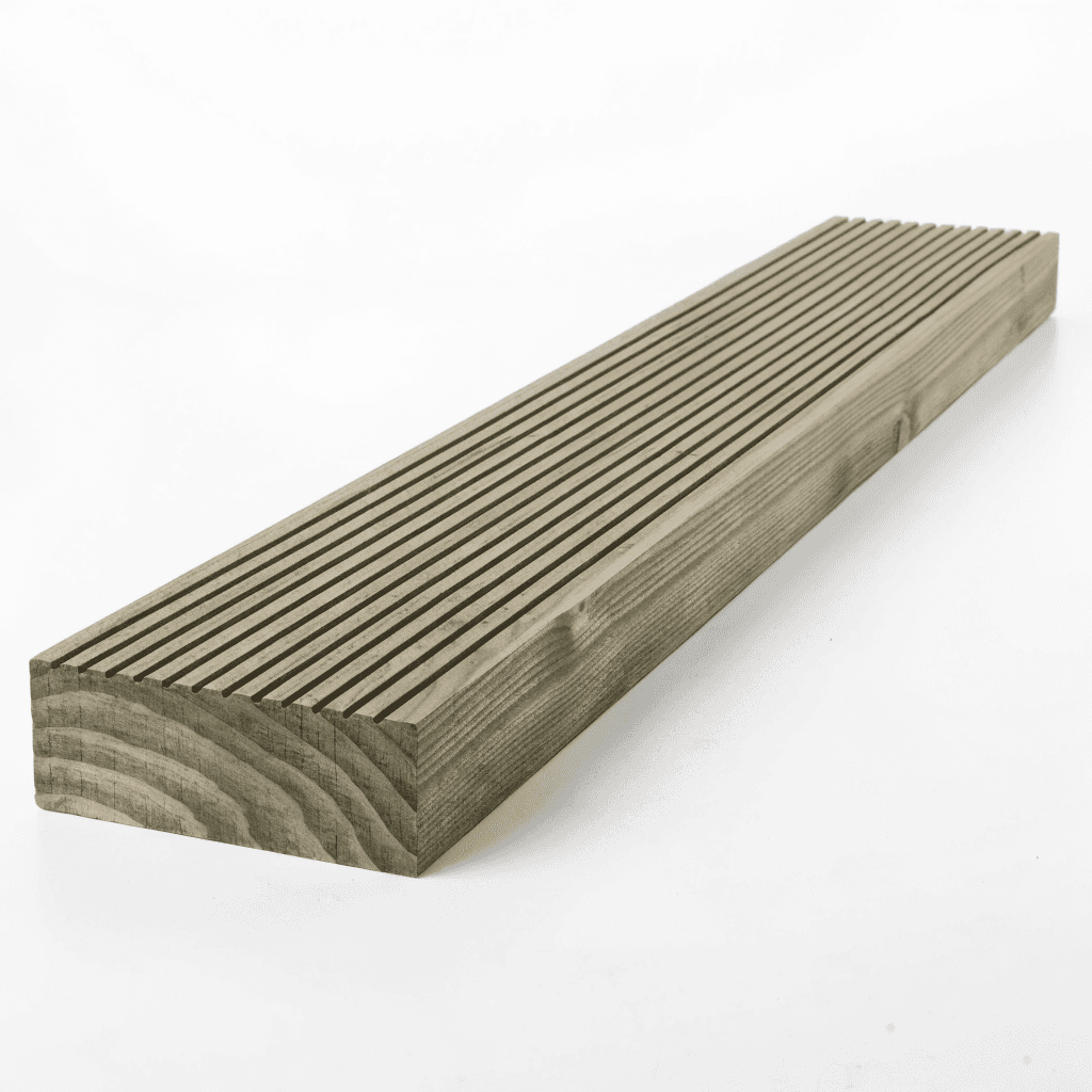 MicroPro Sienna Pressure Treated Wood 2 x 4 x 8' Grooved (Above Ground Use Only) — pressure-treated dimensional lumber