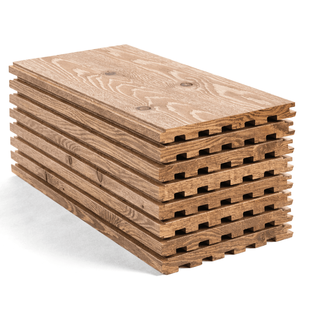 Interbois Copper Tongue and groove 2D wood — other / specialty