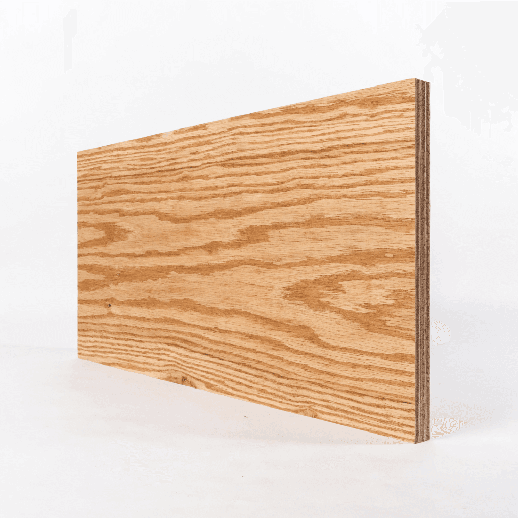 Columbia Forest Products 1/2 in. X 2ft. X 8ft. Red Oak Plywood — sheet goods (plywood/osb)